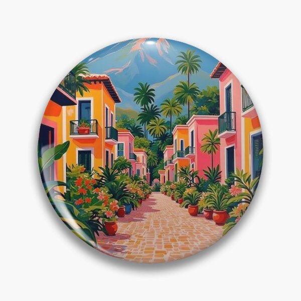 Item preview, Antigua Guatemala travel poster print stickets designed and sold by Arctic frame studio.