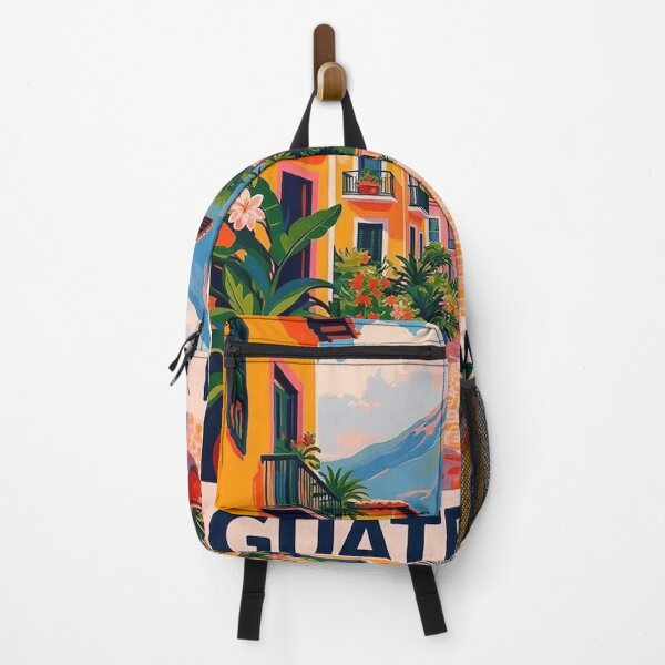 Item preview, Antigua Guatemala travel poster print stickets designed and sold by Arctic frame studio.
