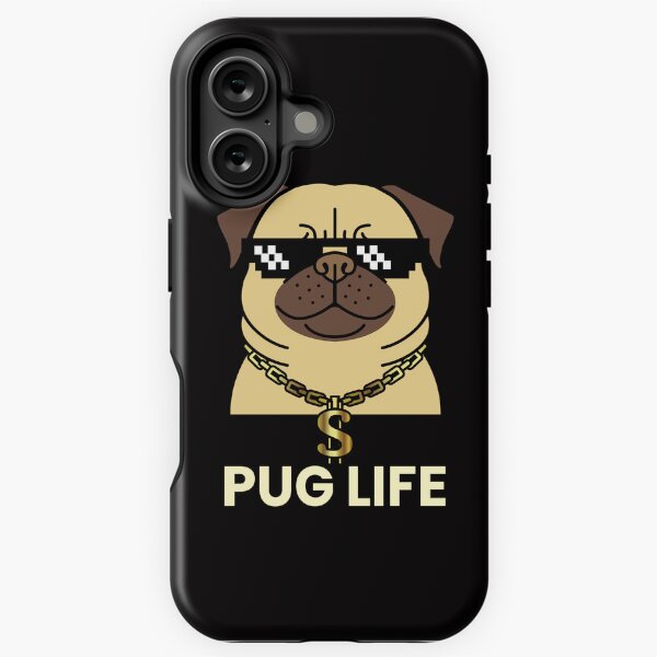 Vista previa del artículo con la obra «VIDA PUG», diseñado y vendido por creativeliberty.