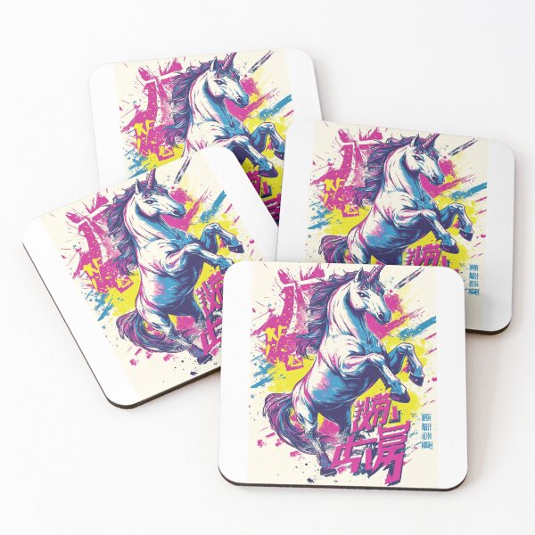 Item preview, Unicorn Stomping Its Hoof 魔法の蹄 designed and sold by PrintsByFrank.