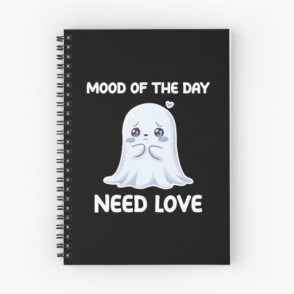 Item preview, Mood Of The Day Need Love Cute Kawaii Ghost designed and sold by CraftedByDisha.