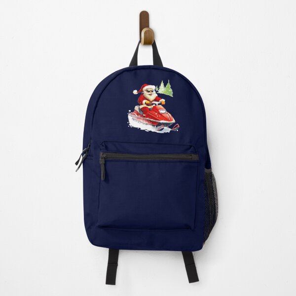 Item preview, Santa Rides a Snowmobile in the Arctic Desert designed and sold by VikArtStudio.