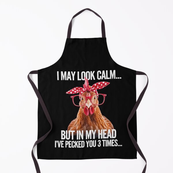 Item preview, Funny Chicken Humor Calm but Angry Joke Sarcastic designed and sold by Hananiah Merch.
