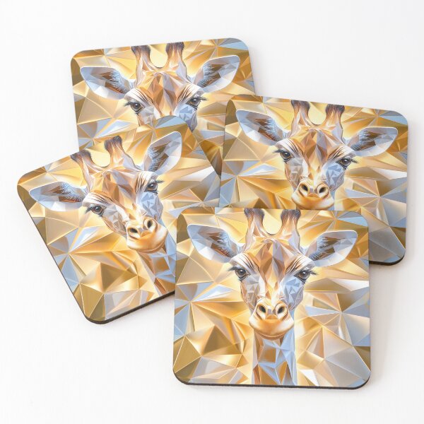 Item preview, The Geometric Giraffe's Gaze designed and sold by silp159.