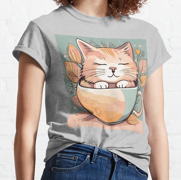 Item preview, Enjoy Your Coffee Cats Classic mug designed and sold by Baimonkaew.