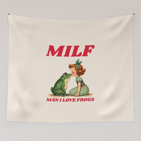 Item preview, MILF Man I Love Frogs designed and sold by Glint-Design.