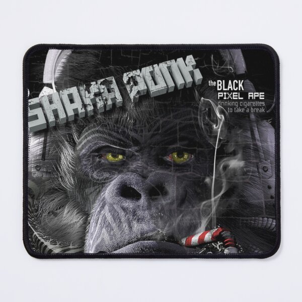 Item preview, Shaka Ponk - The Black Pixel Ape (Drinking Cigarettes to Take a Break) album 2014 designed and sold by Jennifer-lab.