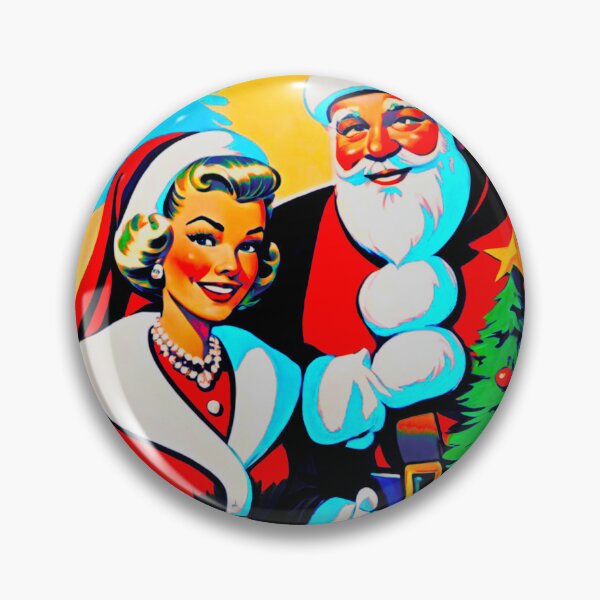 Item preview, Santa and His Missus Enjoy Christmas Eve designed and sold by GrizzlyCollective.