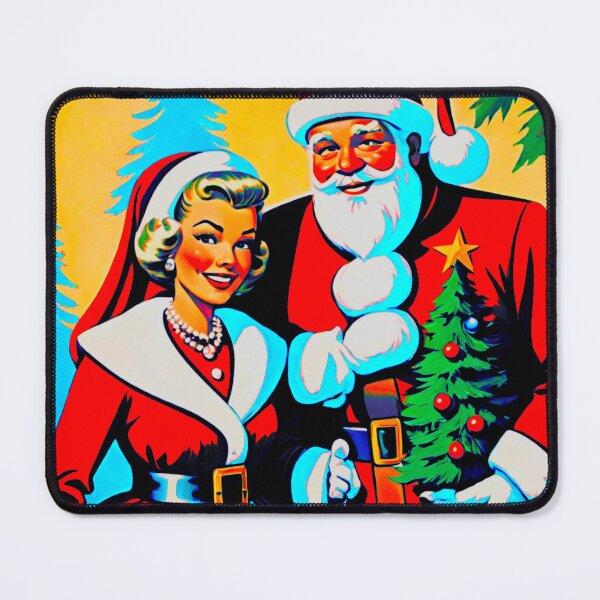 Item preview, Santa and His Missus Enjoy Christmas Eve designed and sold by GrizzlyCollective.