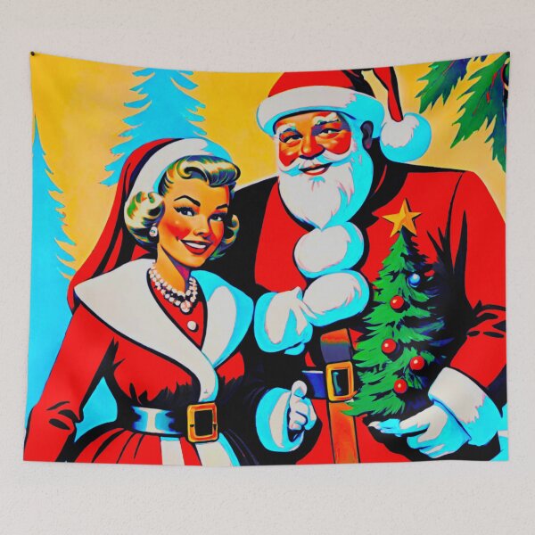 Artikelvorschau, Der Weihnachtsmann und seine Frau genießen Heiligabend entworfen und verkauft von GrizzlyCollective.