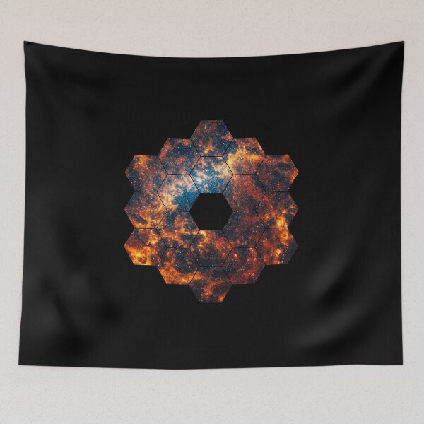 Item preview, James Webb Space Telescope - NGC 5068 Cosmic Spiral designed and sold by Probably Fine Designs.