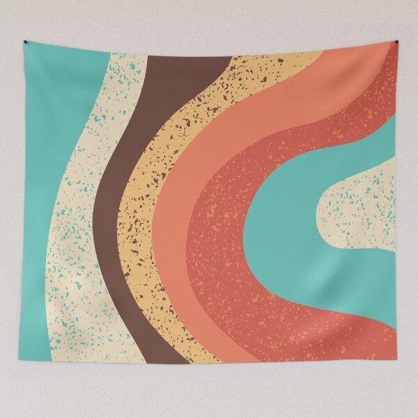Item preview, Retro Abstract Waves designed and sold by Djarainj.