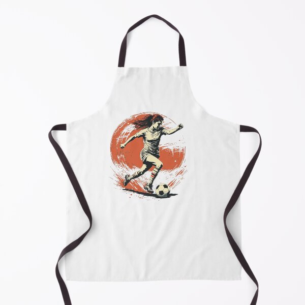 Item preview, Vintage Modern Trendy Girl playing soccer football player designed and sold by SOUFIANE1991.
