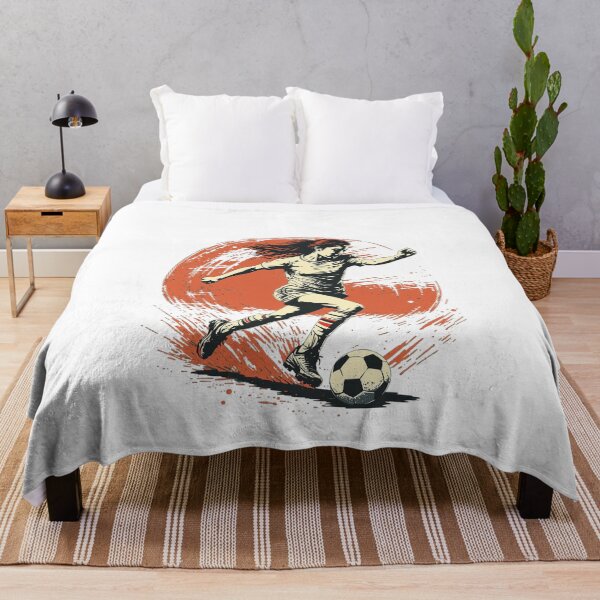 Item preview, Vintage Modern Trendy Girl playing soccer football player designed and sold by SOUFIANE1991.