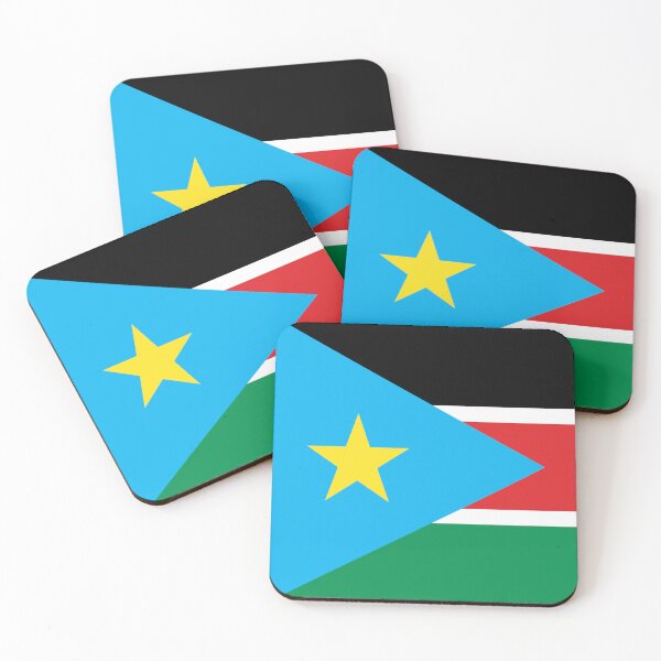 Item preview, Flag of South Sudan designed and sold by TinaJostDesigns.