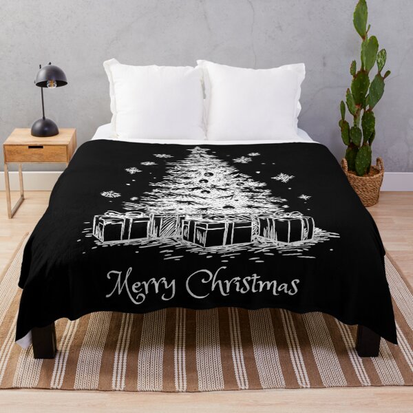Item preview, White Merry Christmas Tree With Gifts Card designed and sold by TalitaArte.