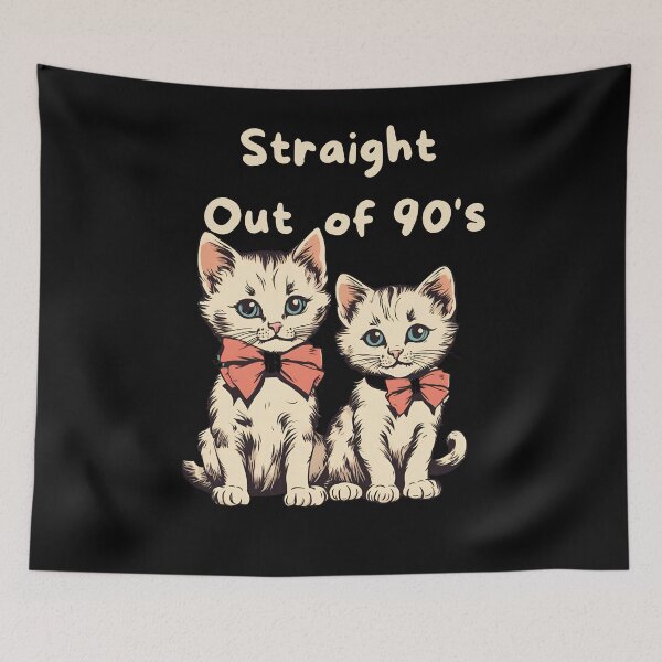 Item preview, Vintage kittens wearing bow designed and sold by Artistusha.