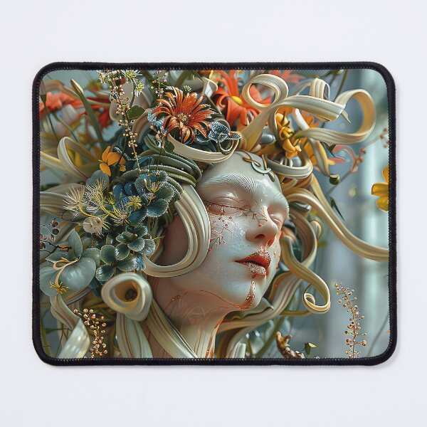 Item preview, Empress Tarot Card Illustrated with Flora and Dreamlike Creatures. designed and sold by CheerForGoods.