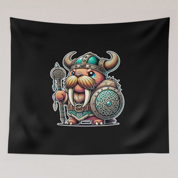 Item preview, Fun and Imposing Kawaii Viking Morse designed and sold by lAnJefurtifeu.