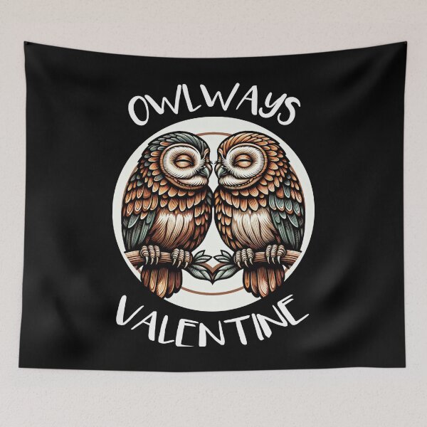 Item preview, Owlways my Valentine Owl designed and sold by Slowerblue.