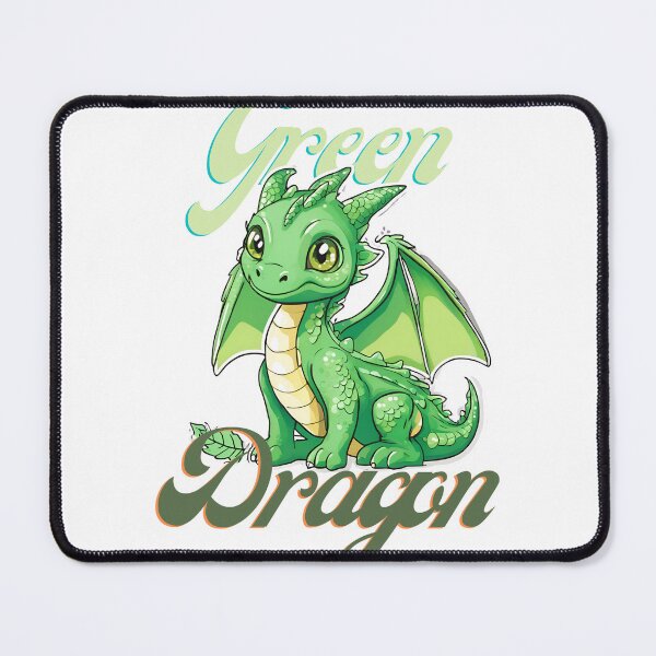 Item preview, Cute green dragon, bright, strong and environmentally friendly. designed and sold by Vibes-vintage.