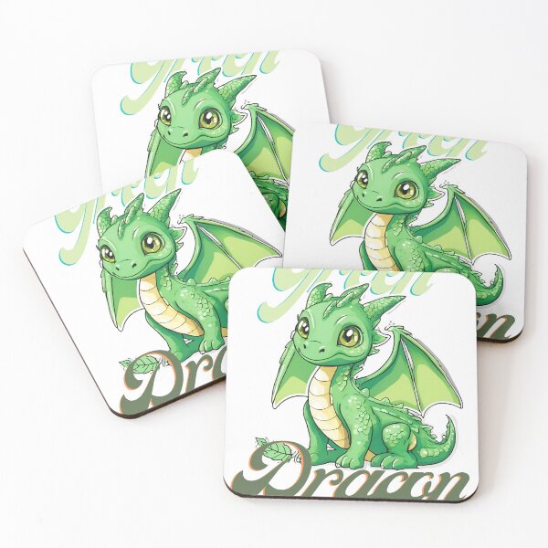 Item preview, Cute green dragon, bright, strong and environmentally friendly. designed and sold by Vibes-vintage.
