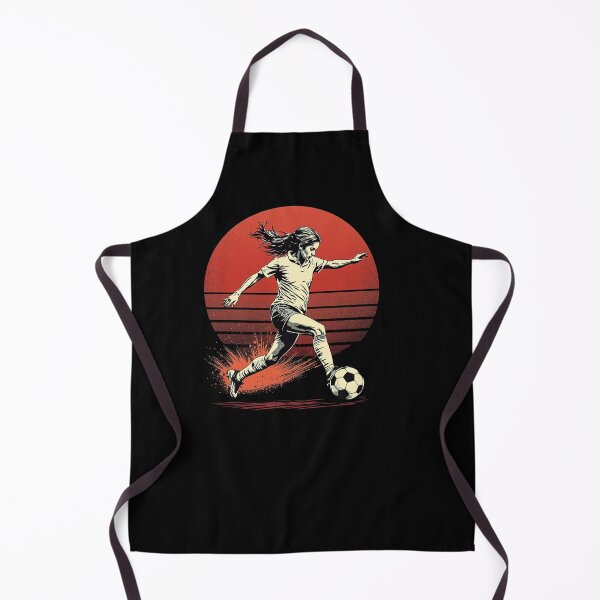 Item preview, Vintage Modern Trendy Girl playing soccer football player designed and sold by SOUFIANE1991.