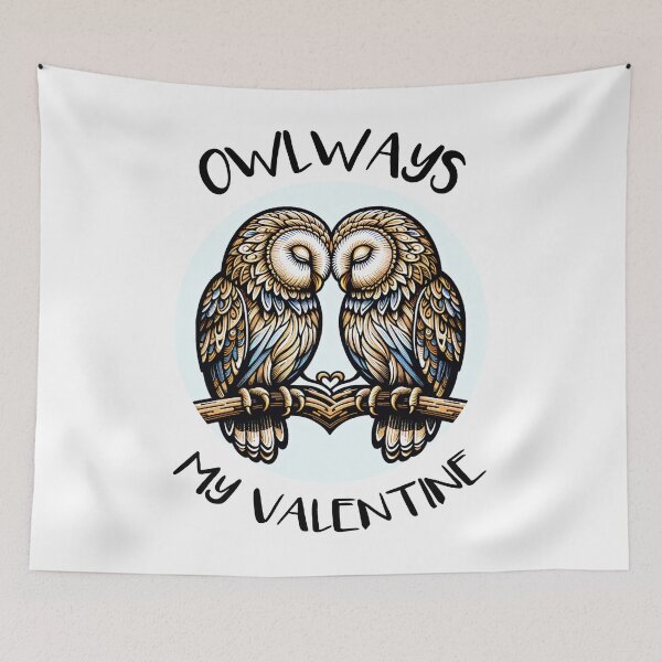 Item preview, Owlways my Valentine Owl designed and sold by Slowerblue.