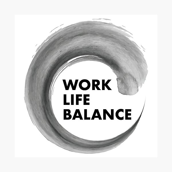Item preview, work life balance designed and sold by piakestore.