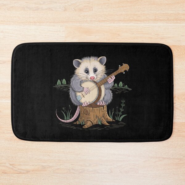 Item preview, Funny Opossum Playing Banjo Shirt - This gift is perfect for lovers of banjos, animals, and quirky humor. designed and sold by ZyziowskyArt.