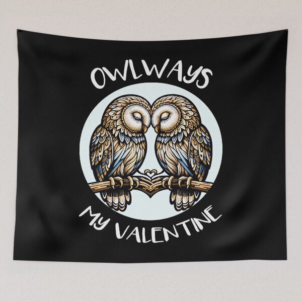 Item preview, Owlways my Valentine Owl designed and sold by Slowerblue.