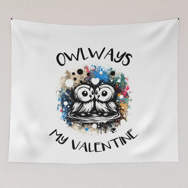 Item preview, Owlways my Valentine Owl designed and sold by Slowerblue.