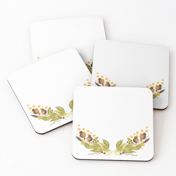 Item preview, Leaves with gum nuts designed and sold by jasmineberry.