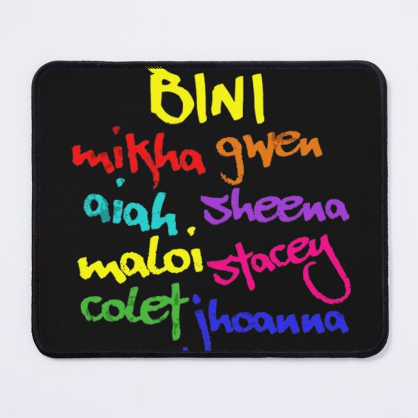 Item preview, bini names and colors designed and sold by AissTee.