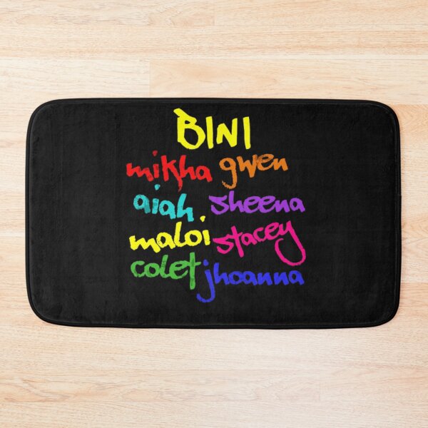 Item preview, bini names and colors designed and sold by AissTee.