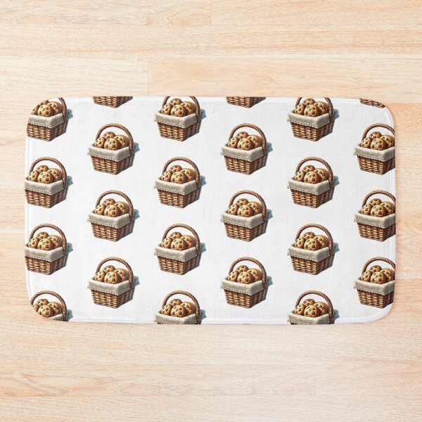 Item preview,  Chocolate Chip Cookies in a Wicker Basket designed and sold by Little Care Studio.