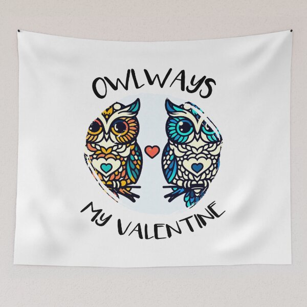 Item preview, Owlways my Valentine Owl designed and sold by Slowerblue.