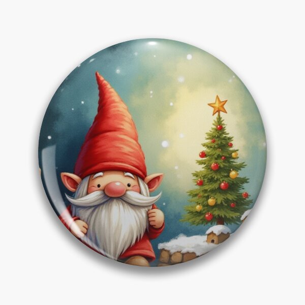 Item preview, cute gnomes with Christmas tree - Merry Christmas designed and sold by Connys Colorful World.