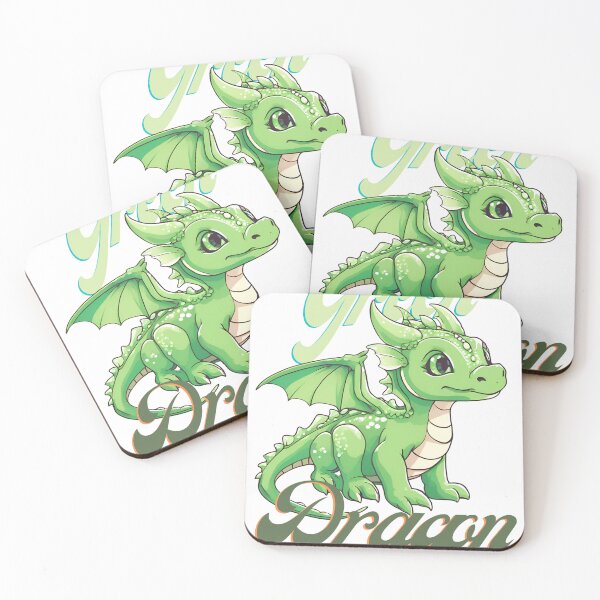Item preview, Cute green dragon, bright, strong and environmentally friendly. designed and sold by Vibes-vintage.