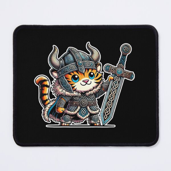 Item preview, Fun and Imposing Kawaii Viking Tiger designed and sold by lAnJefurtifeu.