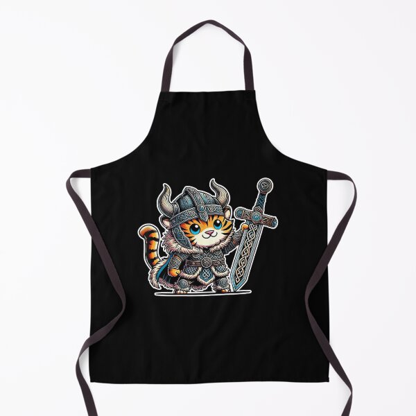 Item preview, Fun and Imposing Kawaii Viking Tiger designed and sold by lAnJefurtifeu.