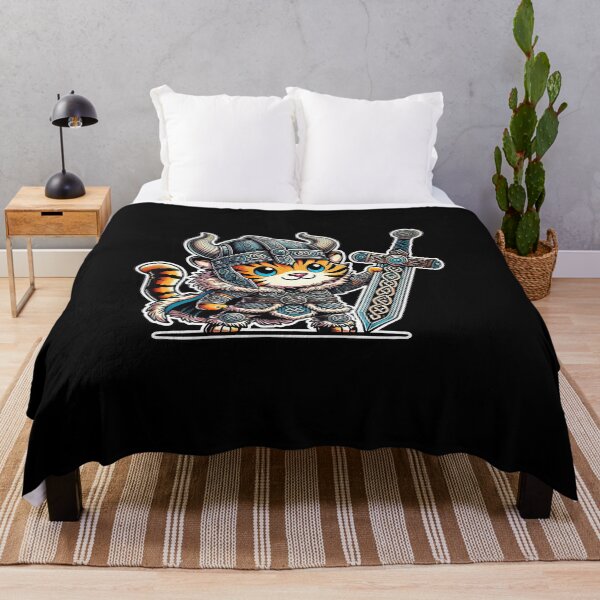 Item preview, Fun and Imposing Kawaii Viking Tiger designed and sold by lAnJefurtifeu.