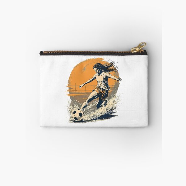 Item preview, Vintage Modern Trendy Girl playing soccer football player  designed and sold by SOUFIANE1991.