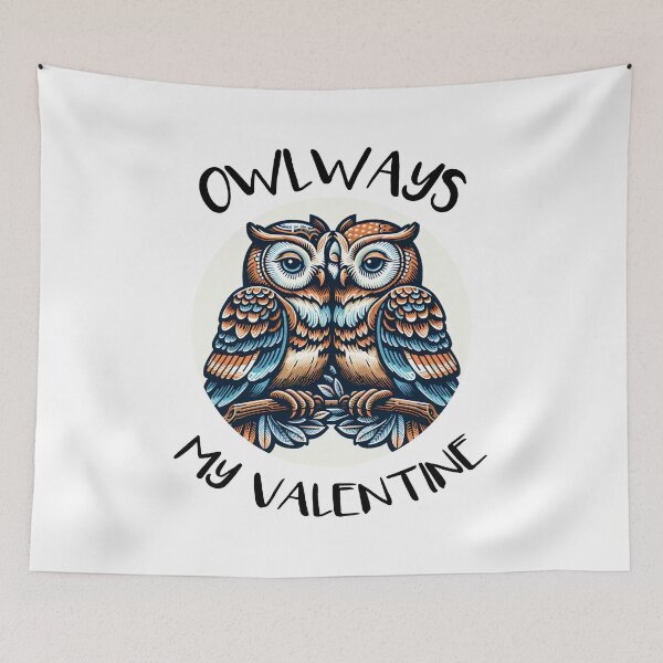 Item preview, Owlways my Valentine Owl designed and sold by Slowerblue.