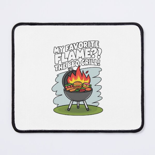 Item preview, My Favorite Flame? The BBQ Grill Funny Gift For Firefighters designed and sold by CosmicFreedom9.