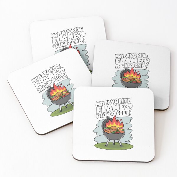 Item preview, My Favorite Flame? The BBQ Grill Funny Gift For Firefighters designed and sold by CosmicFreedom9.