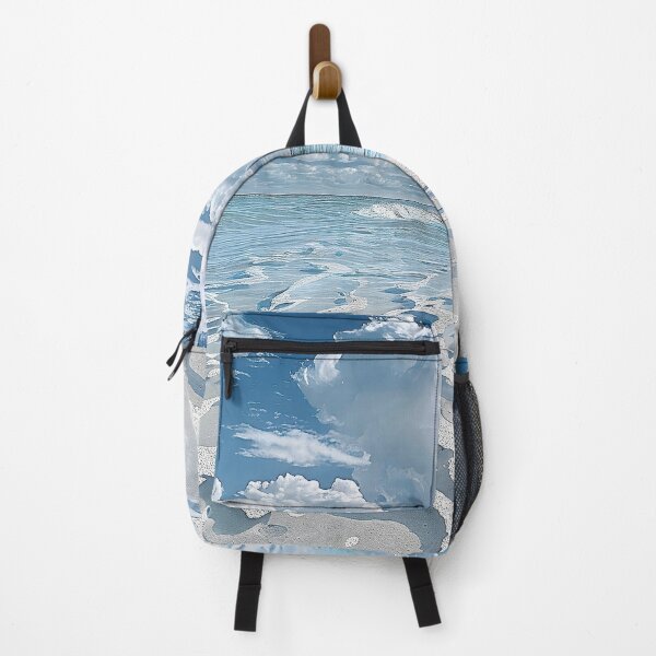Item preview, A Deserted Beach Embraces Solitude Under a Towering Sky. designed and sold by CheerForGoods.