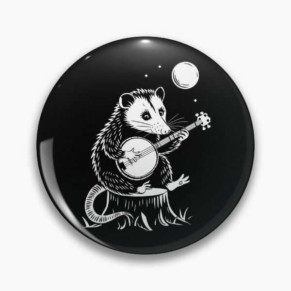 Item preview, Funny Opossum Playing Banjo Shirt - This gift is perfect for lovers of banjos, animals, and quirky humor. designed and sold by ZyziowskyArt.