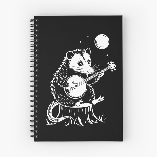 Item preview, Funny Opossum Playing Banjo Shirt - This gift is perfect for lovers of banjos, animals, and quirky humor. designed and sold by ZyziowskyArt.