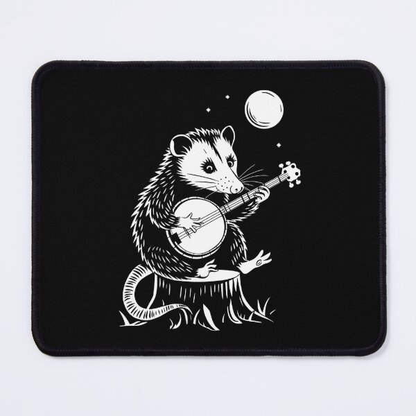 Item preview, Funny Opossum Playing Banjo Shirt - This gift is perfect for lovers of banjos, animals, and quirky humor. designed and sold by ZyziowskyArt.